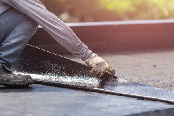 Professional Waterproofing technician working in Norwood, NJ